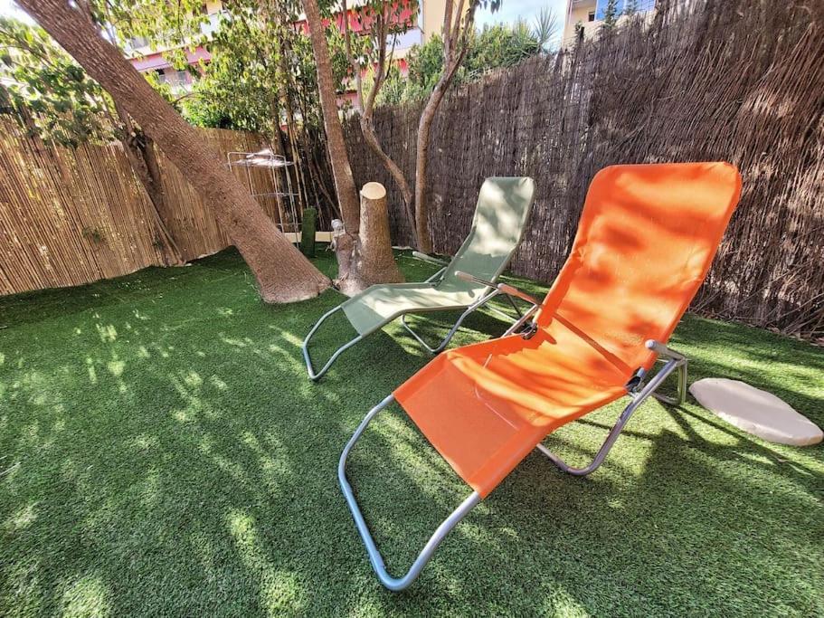 Parking Prive + Jardin + Clim Proche Plage & Resto Cagnes-sur-Mer Zewnętrze zdjęcie